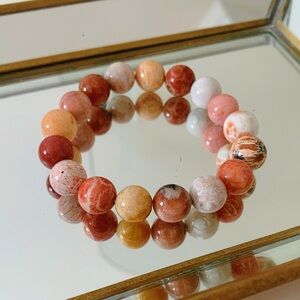 Elegant Beaded Bracelet in Earthy Tones